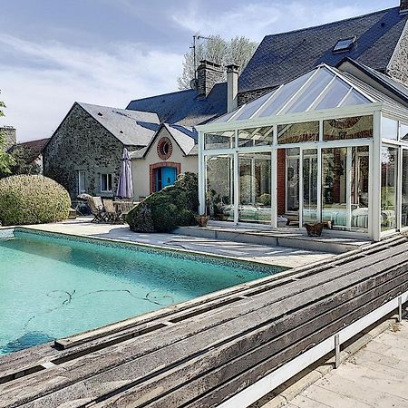 Gite De Charme "La Maison Saint-Leonard" Avec Piscine, Spa, Vue Sur Le Mont Saint-Michel Vains Экстерьер фото